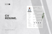 CV Resume, a Resume Template by Neermana (Thumbnail 1 of 2)
