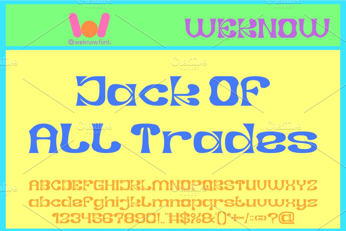 Fortune Maker font, a Font by weknow (Photo 3 of 8)