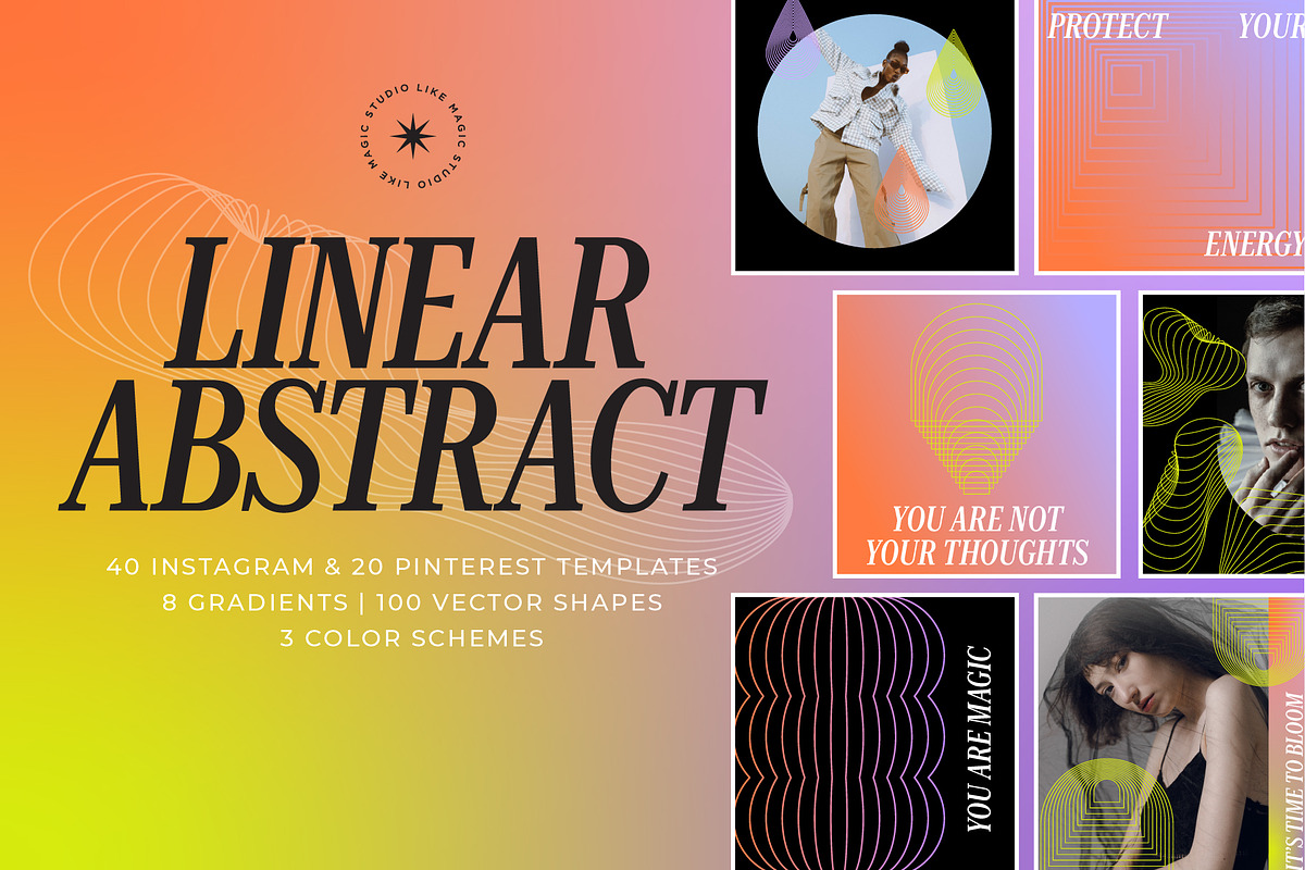 Linear Abstract | Social Templates, a Social Media Template by Like Magic Studio (Photo 1 of 7)
