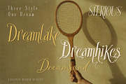 Sterious Dream - Timeless font Trio, a Handwritten Font by HypeWorksCo (Thumbnail 5 of 42)