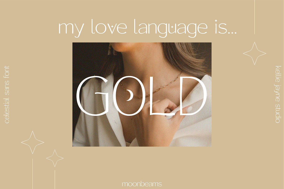 Moonbeams Sans Serif, a Sans Serif Font by Kellie Jayne Studio (Photo 7 of 14)