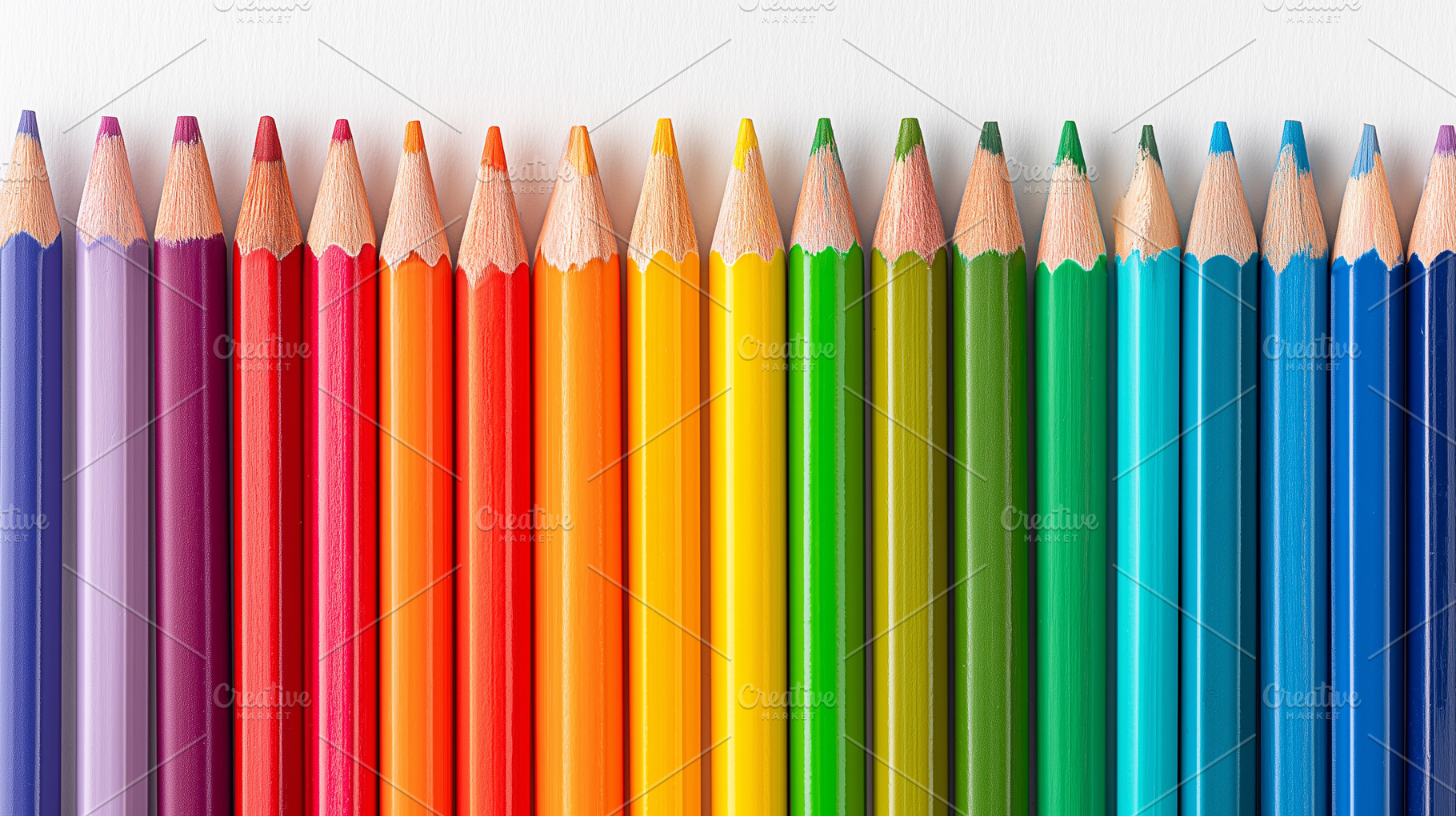 Set of sharpened colored pencils, a School & Education Photo by MistyDay