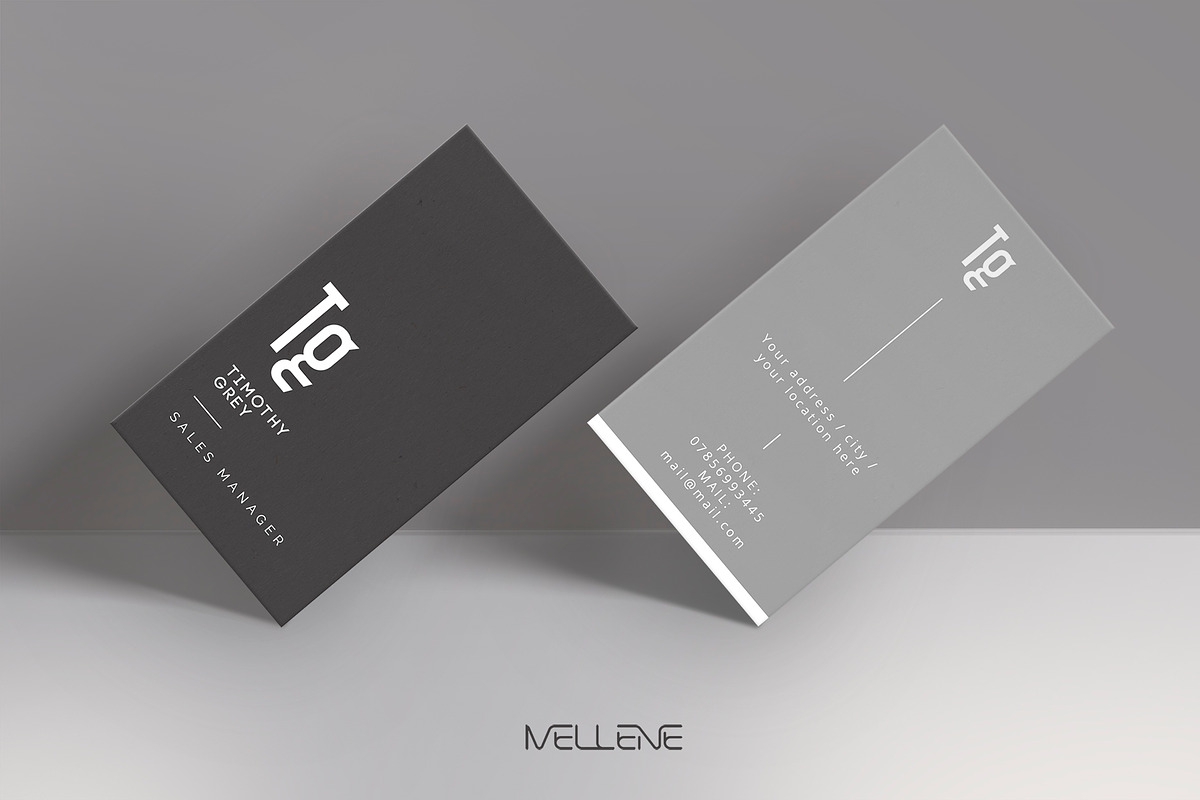 Business Card template for Photoshop, a Business Card Template by Mellene Templates (Photo 2 of 2)