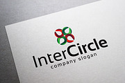 Inter Circle Logo, a Branding & Logo Template by EmilGuseinov (Thumbnail 1 of 2)