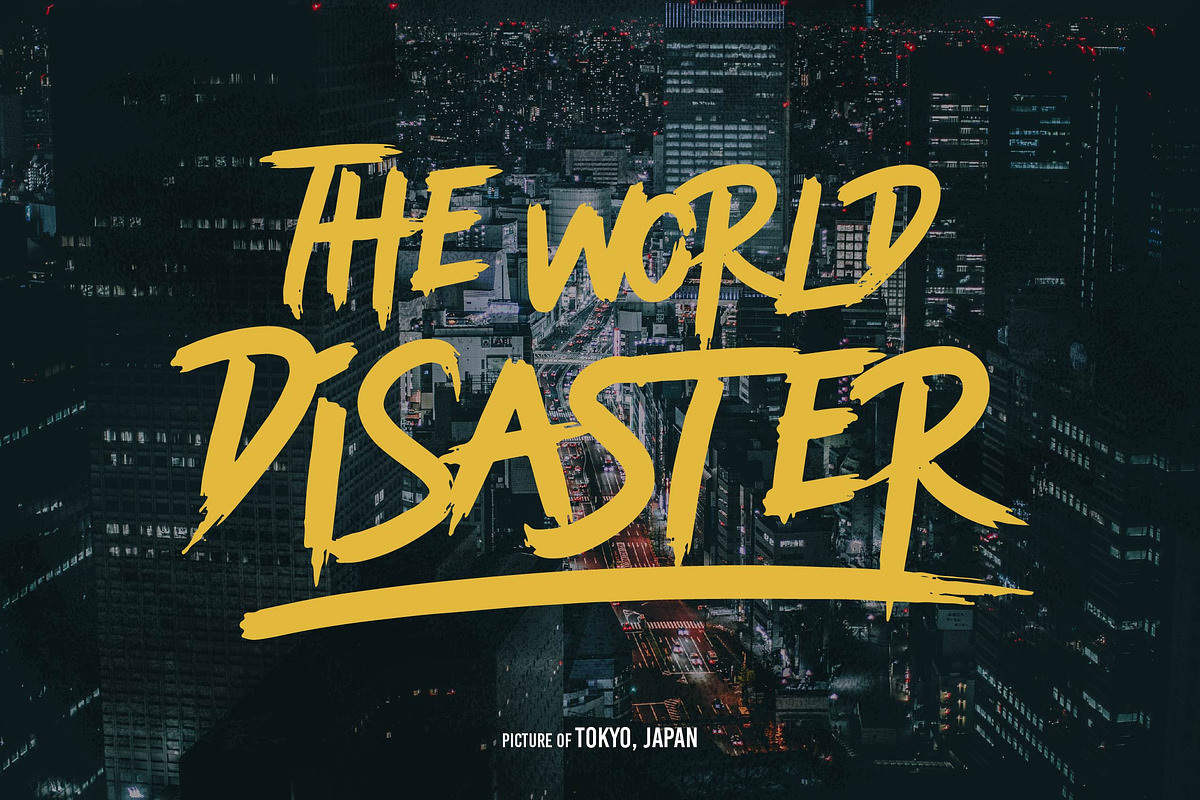 Tanisher | Urban Brush Font, a Script Font by Denustudios (Photo 2 of 14)