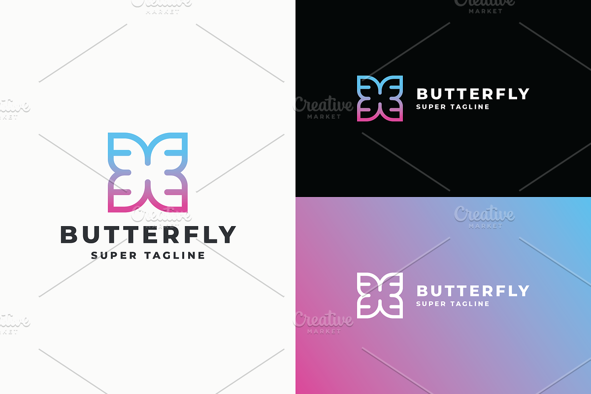 Butterfly Modern Art Butterfly Logo, a Branding & Logo Template by Design_Planet (Photo 3 of 3)
