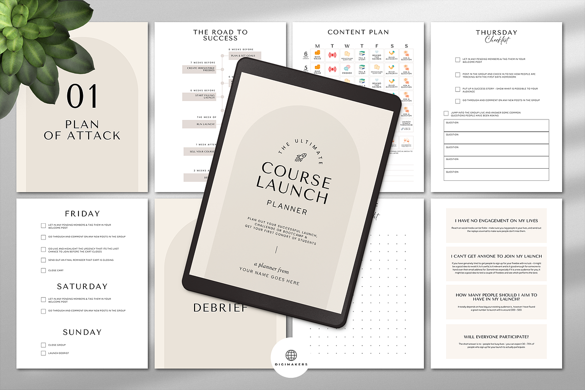 The Ultimate Course Launch Planner preview 7