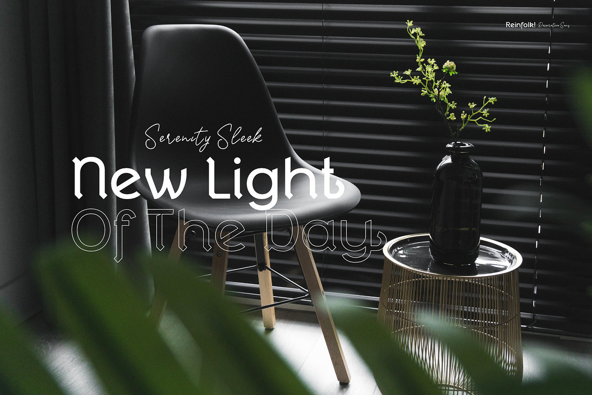 Reinfolk - Decorative Sans, a Sans Serif Font by ikiiko (Photo 2 of 7)