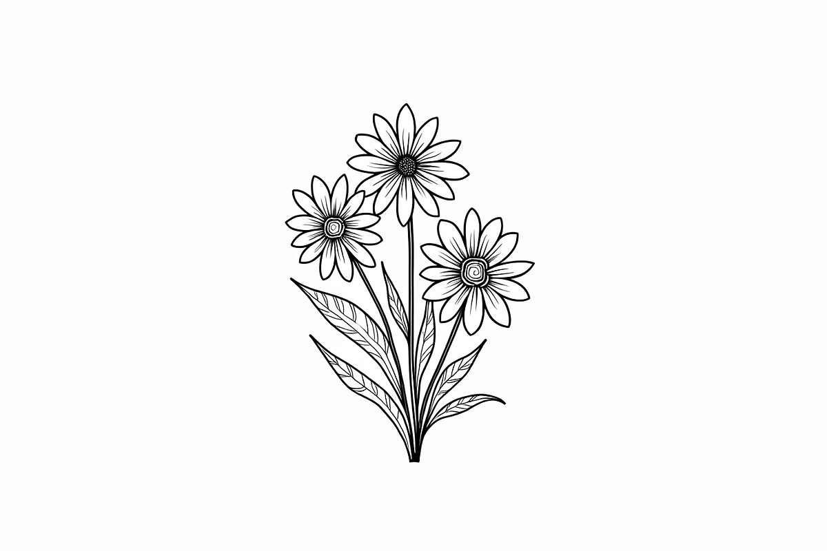 8 Pages Flower Coloring Bundle, an Illustration by Amazin_art (Photo 2 of 9)