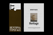 ED Hentona - Handcrafted Serif Font, a Serif Font by Emyself Design (Thumbnail 9 of 10)