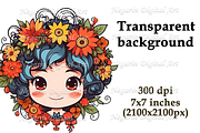 Watercolor Cute Kids Wreath Clipart, an Object Graphic by Negarin Digital Art (Thumbnail 7 of 11)