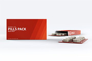 Pills Package Blister Box Mock-up, a Product Mockup by Hubzway (Thumbnail 2 of 8)