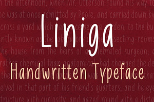 Liniga Font, a Script Font by Graphite_Studios
