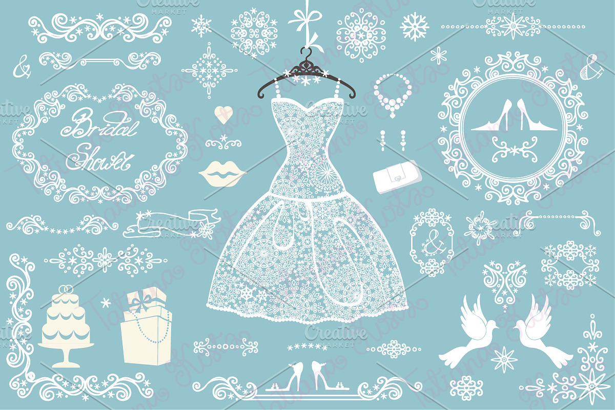 Winter wedding.Bridal shower, an Invitation Template by Tatianakost49 (Photo 2 of 3)