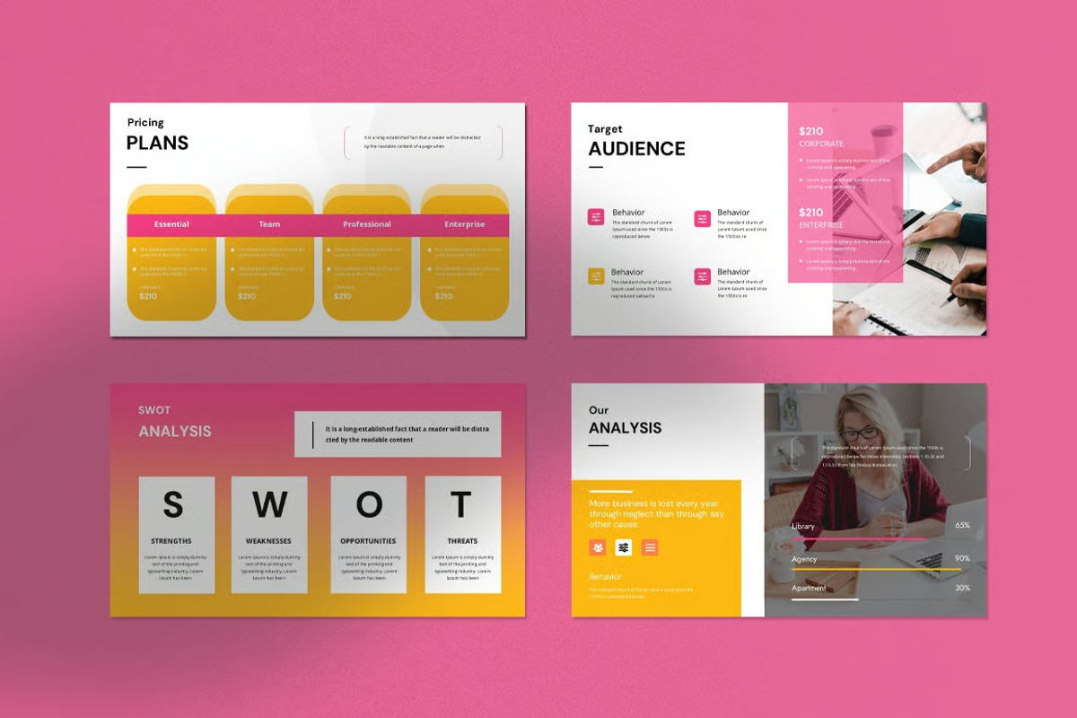 Business Project Presentation Template Powerpoint preview 5