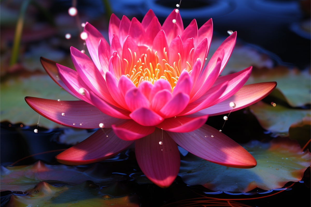Stunning Lotus Flower Backgrounds, a Background Graphic by Whiskey Bee Boutique (Photo 2 of 11)