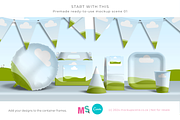 Party Printables Canva Mockup Set, a Packaging Mockup by Mockup Scene (Thumbnail 9 of 12)