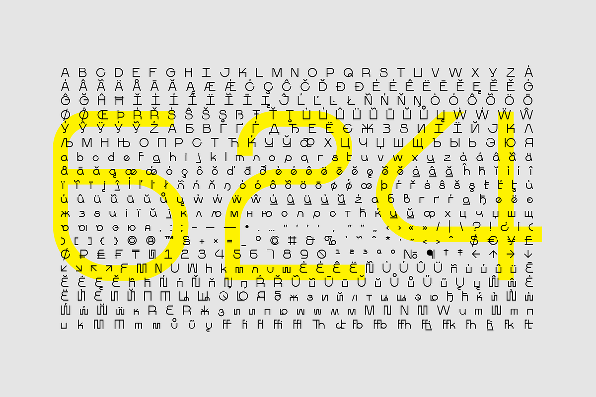 SK Sistematica — Modern Grotesk, a Sans Serif Font by Shriftovik Type Foundry (Photo 13 of 13)