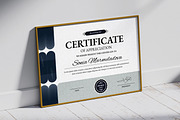 Certificate of Achievement Layout, a Stationery Template by ContestDesign (Thumbnail 2 of 3)