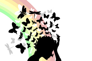 Butterflies From A Head