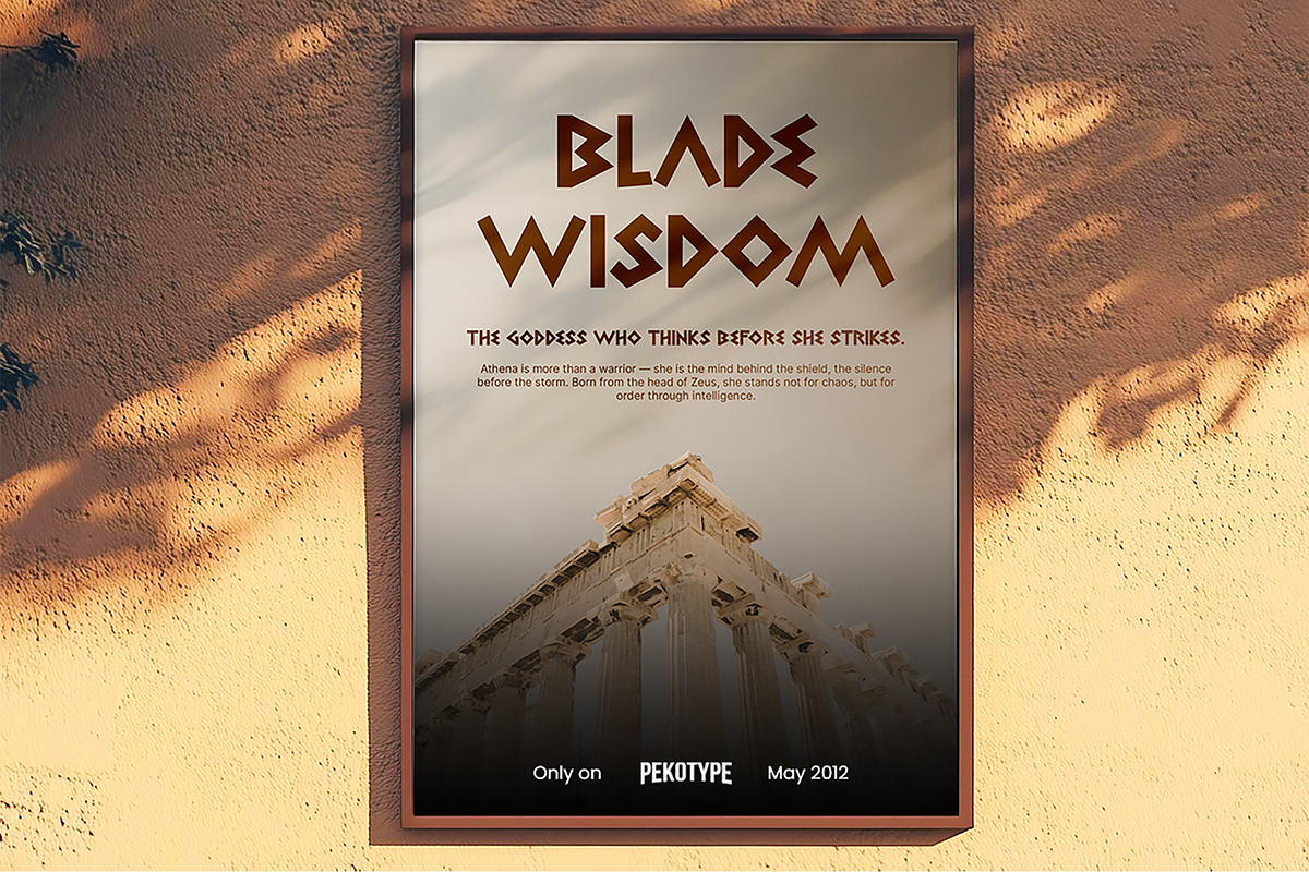 Archides- Ancient Greek Display Font, a Sans Serif Font by Pekotype (Photo 14 of 15)