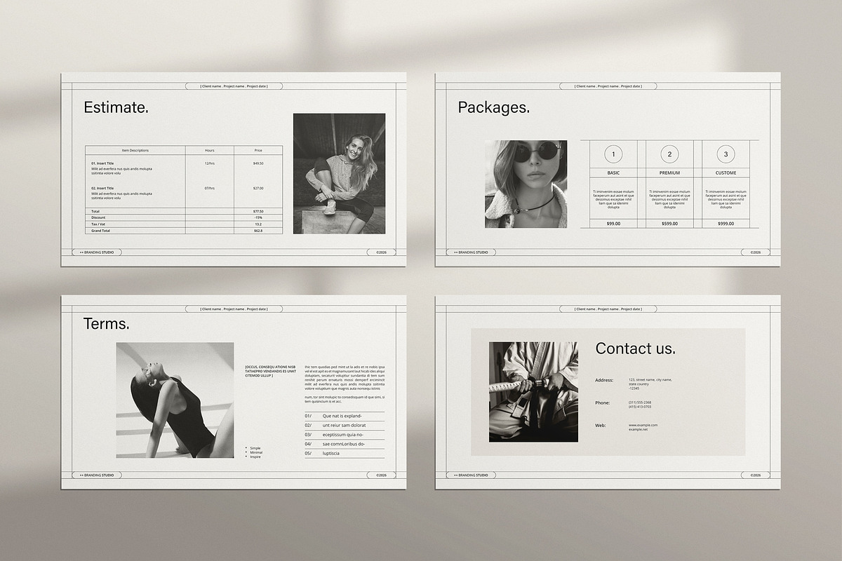 Brand Proposal Presentation Template, a Presentation Template by TemplatesForest (Photo 5 of 6)