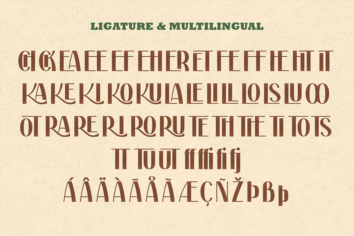 Withcher Beauty | Ligature Sans, a Sans Serif Font by Almeera Std (Photo 2 of 9)