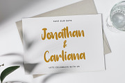 Sanju Vony - Handwritten Font, a Script Font by StringLabs (Thumbnail 3 of 12)