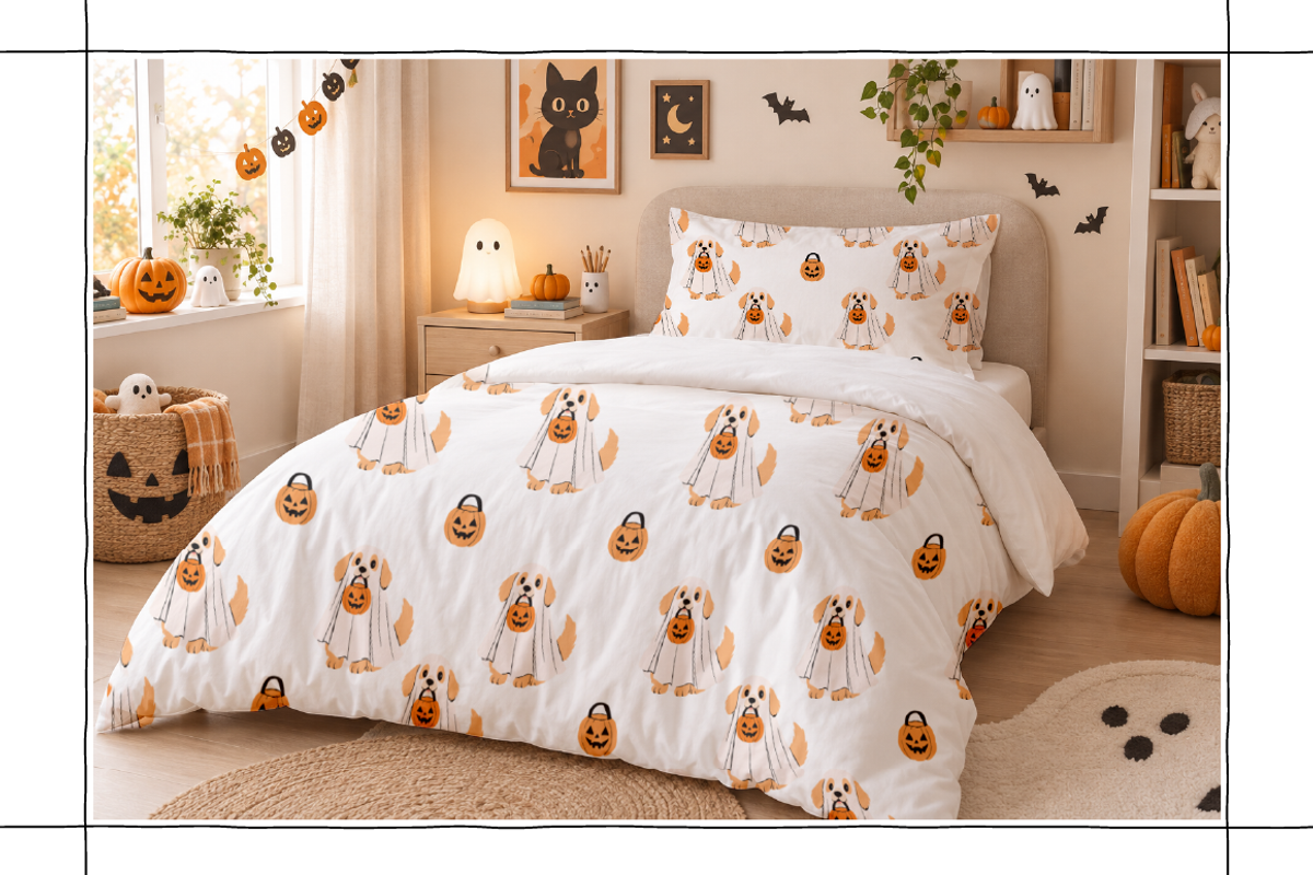 20 Halloween Dogs Seamless Patterns, a Pattern Graphic by Zeukaa (Photo 9 of 10)