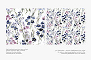 wildflower seamless pattern bundle, a Pattern Graphic by Patishop Art (Thumbnail 8 of 15)