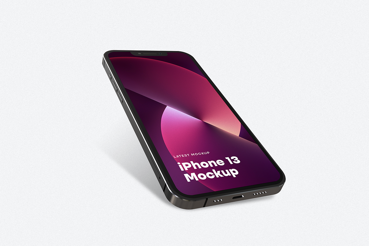 iPhone 13 Pro Mockup, an iPhone Mockup by FinestDevs (Photo 11 of 11)