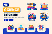 Animated Science Stickers Set, an Emoji Icon by Vectors Market (Thumbnail 1 of 5)