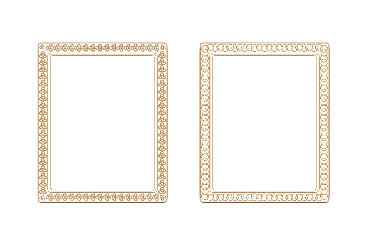 Ornate Gold Frames Clipart Bundle, an Object Graphic by 3PointsCreative (Photo 6 of 9)