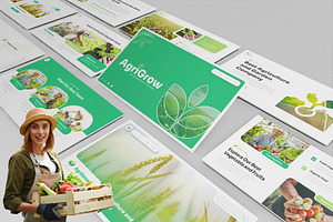 Agriculture and Garden Keynote, a Presentation Template by Pixslides