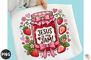 Jesus is My Jam PNG, Vintage Faith, a Seasonal Illustration by designcity5 (Thumbnail 1 of 4)
