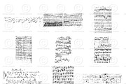 Vintage Music Sheet Brushes, a Brush Add-On by Jodie Lee Studio (Thumbnail 2 of 2)