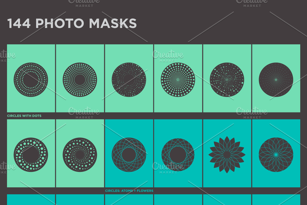Instagram Photo Masks, a Social Media Template by kloroform