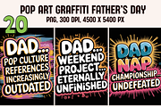 Pop Art Graffiti Father’s Day, an Object Graphic by PrintHaven Designs (Thumbnail 1 of 6)
