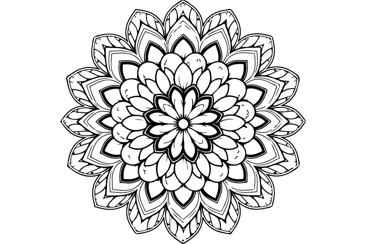 Decorative Mandala Flower, an Object Graphic by Designer_Momina (Photo 13 of 20)