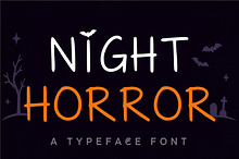 Night Horror - Handwritten Font