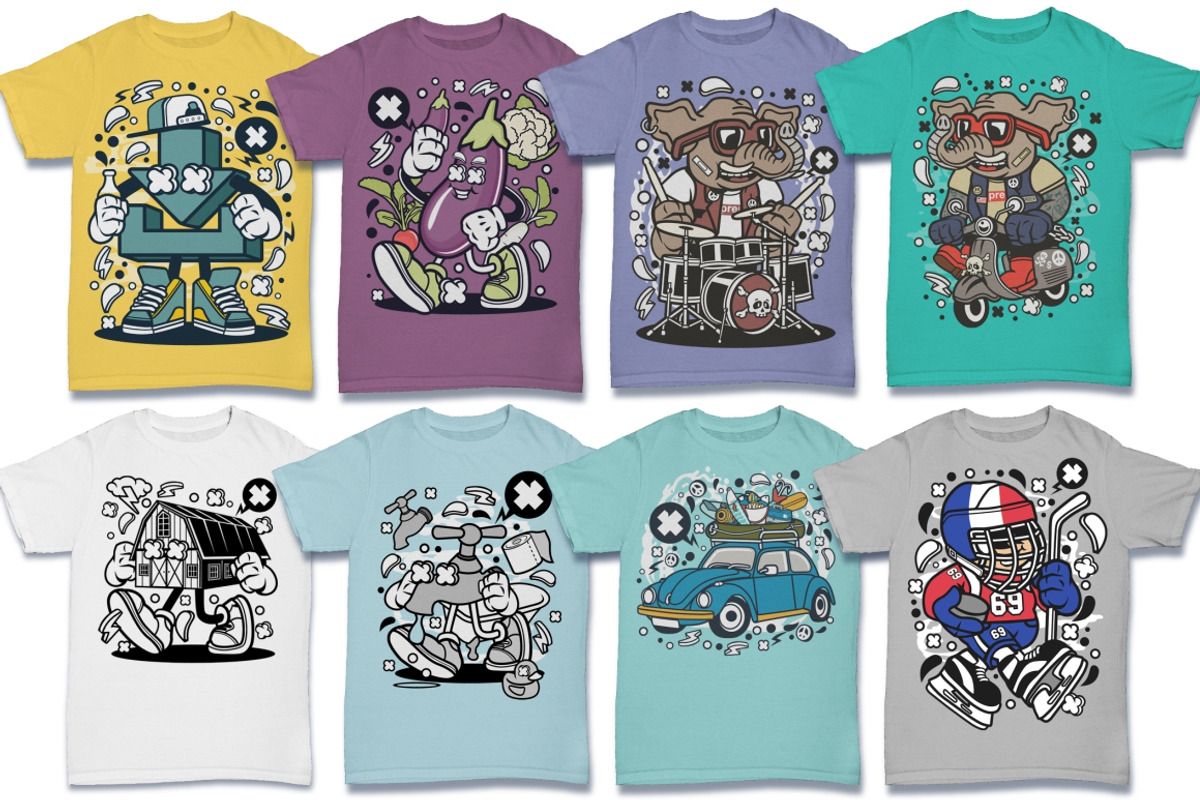 Cartoon Vector 6 Design Bundle, an Illustration by roach_graphic (Photo 19 of 29)