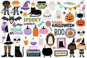 Spooky & Cute Clipart & Paper Set, an Illustration by Studio Hello Joy (Thumbnail 2 of 3)
