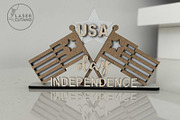 Independence Day Decorative Template, a Templates & Theme by LaserCutano (Thumbnail 4 of 6)