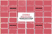 Vector Grunge Photo Frame Design, a Decorative Illustration by Photoshop Action (Thumbnail 1 of 5)