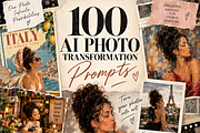 100 AI Photo Transformation Prompts, a Person Illustration by Victoria Bee Presets (Thumbnail 6 of 8)
