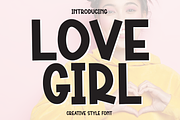 Love Girl | Script Font, a Script Font by Scratchones (Thumbnail 1 of 8)
