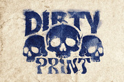 Dirty Print Effect, a Layer Style Add-On by Design Squad (Thumbnail 1 of 6)
