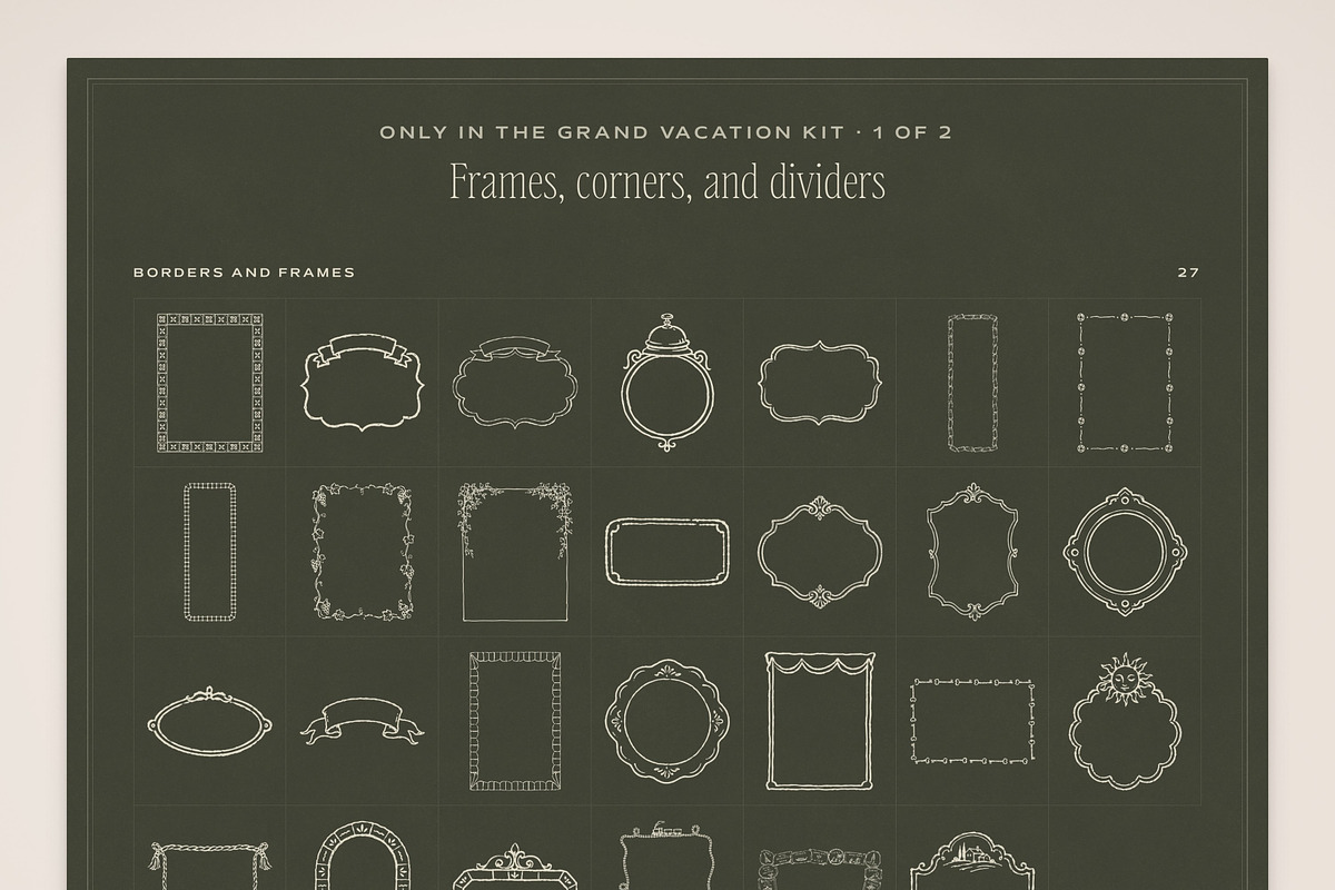 Vacation Invitation Creator Bundle, an Object Graphic by The October Creative (Photo 11 of 18)