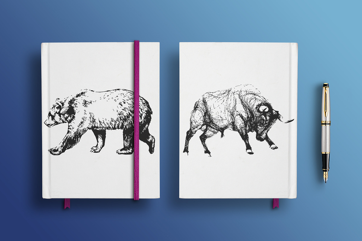 12 hand drawn wild animals, an Animal Illustration by AnastasiyaOleynik (Photo 3 of 10)
