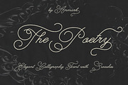 The Poetry Elegant Swash Script Font, a Script Font by AnMark (Thumbnail 1 of 13)